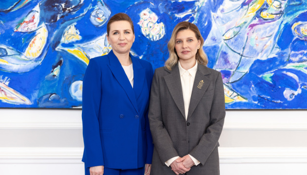 En visite au Danemark, la Première dame de l’Ukraine s’est entretenue avec la cheffe du gouvernement danois 