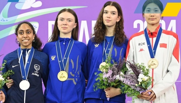 Україна має 2 медалі чемпіонату світу з фехтування серед кадетів та юніорів
