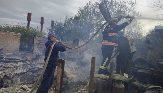 Dorf Lwowe in Region Cherson beschossen, eine Schule und ein Haus beschädigt
