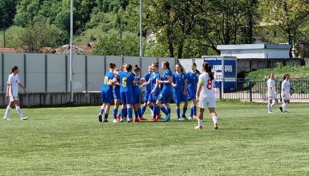 Дівоча збірна України з футболу виграла другий матч на Турнірі розвитку УЄФА