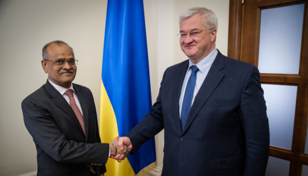 MFA Ukraine, India’s ambassador discuss importance of India's support for Ukraine’s Peace Formula