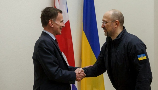 Ukrainian PM, UK Chancellor of the Exchequer discuss Ukraine’s power equipment needs