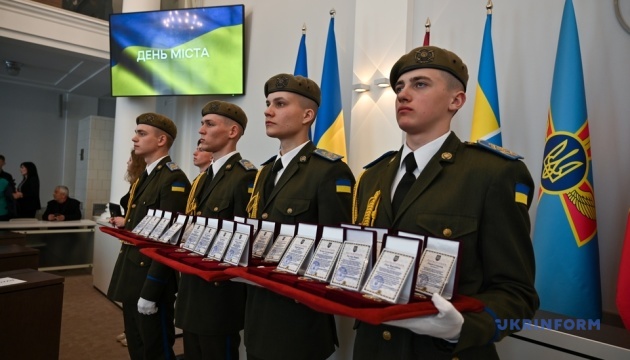 У Львові рідні 25 полеглих захисників отримали «Почесний знак Святого Юрія»