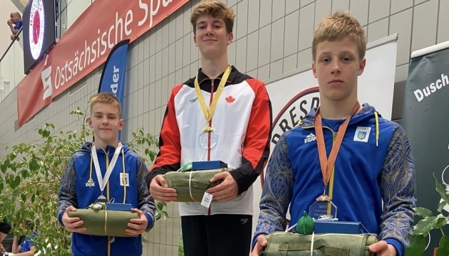 Юні українські стрибуни у воду виграли ще три нагороди турніру у Дрездені