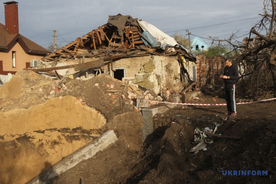 Folgen des Angriffs auf Dnipro / Foto: Mykola Mjakschykow, Ukrinform
