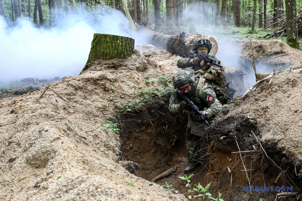 Übung von Kämpfern der Vereinten Angriffsbrigade der Nationalpolizei der Ukraine „Ljut“ / Foto: Wolodymyr Tarasow. Ukrinform