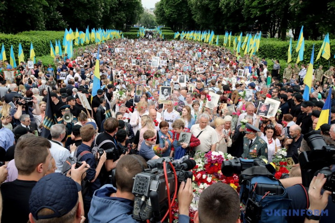 Марш “Безсмертного полку” у Києві, 2018 рік / фото Укрінформ