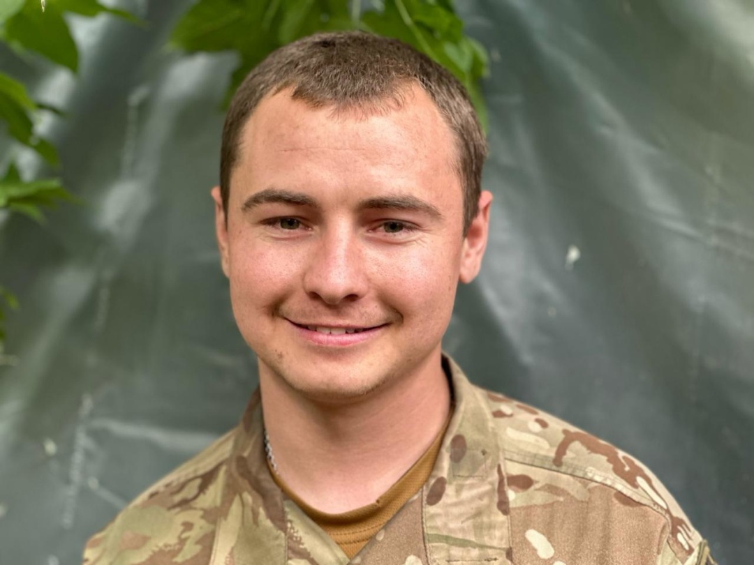 Victor, 22, is a tank commander with the 28th Mechanized Brigade. Photo Credit: Sarah Ashton-Cirillo