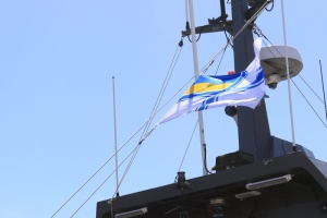 На патрульних катерах «Ірпінь» і «Рені» підняли прапори ВМС ЗСУ