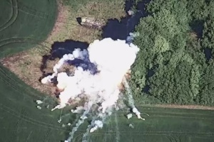 Ukrainian special forces destroy enemy Buk missile launcher in Sumy sector