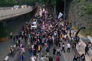 У центрі Тбілісі демонстранти перекрили автомобільний рух