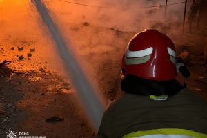 На Прикарпатті ворог атакував об’єкт енергетичної інфраструктури - пожежу ліквідували