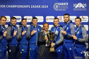 Чоловіча збірна України з карате здобула «бронзу» на ЧЄ у командних змаганнях з куміте
