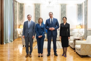 Olena Zelenska meets with President and First Lady of Serbia 