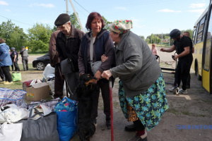 More than 7,500 civilians evacuated from border settlements of Kharkiv region