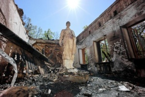 Russische Bombenangriffe zerstören kulturelles Erbe der Ukraine – britischer Geheimdienst