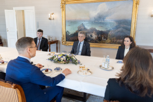 Президент Фінляндії зустрівся з представниками Товариства українців