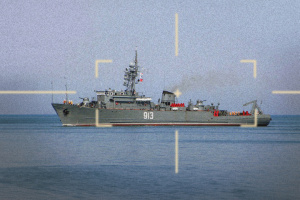 General Staff announces destruction of Russian sea minesweeper 'Kovrovets'