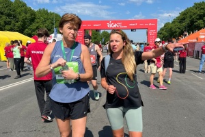 Latvian FM runs half marathon to raise money for drones for Ukraine