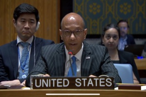 U.S. at UN: Russia could not sustain its war without support from North Korea, Iran and China