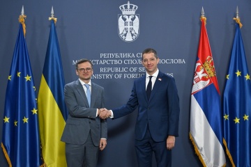Kuleba, Serbian foreign minister discuss both countries' EU integration
