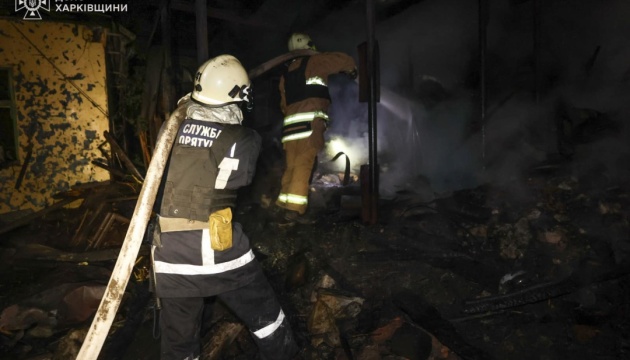 Нічна атака дронів на Харків: пошкоджені 80 будинків