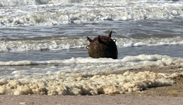 На узбережжі Одещини знищили морську міну