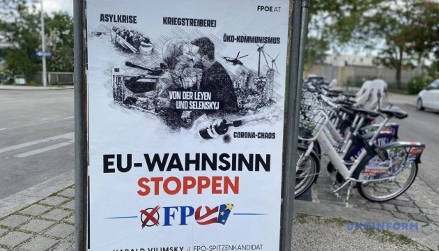 Ukrainische Botschaft beschwert sich bei Außenamt in Wien über FPÖ-Plakat