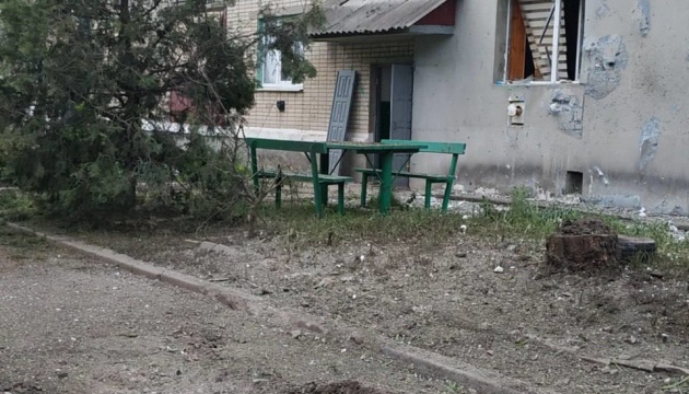 Houses in Kharkiv damaged by Russian shelling