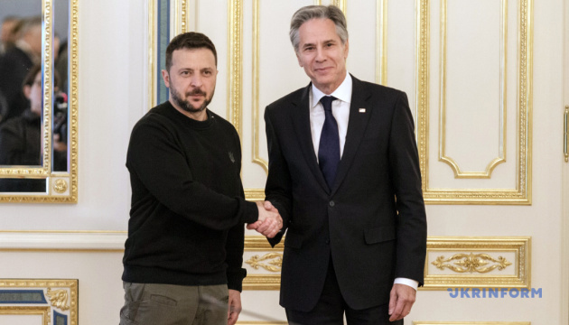ゼレンシキー宇大統領、ブリンケン米国務長官と会談　「ハルキウ州にはパトリオットが２基必要」