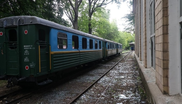 Children's railway damaged in Kharkiv as result of Russian shelling