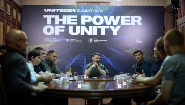 Zelensky trata con los embajadores de United24 el fortalecimiento del apoyo internacional a Ucrania