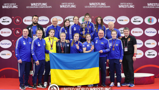 Жіноча збірна України виграла командний залік молодіжного ЧЄ-2024 з боротьби