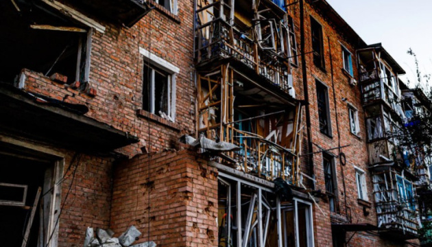 Three apartment blocks, seven private houses damaged in overnight attack on Vinnytsia region
