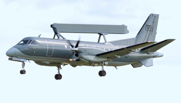 Sweden’s ASC 890 plane to help Ukraine locate Russian aircraft, missiles on early approach - Air Force spox
