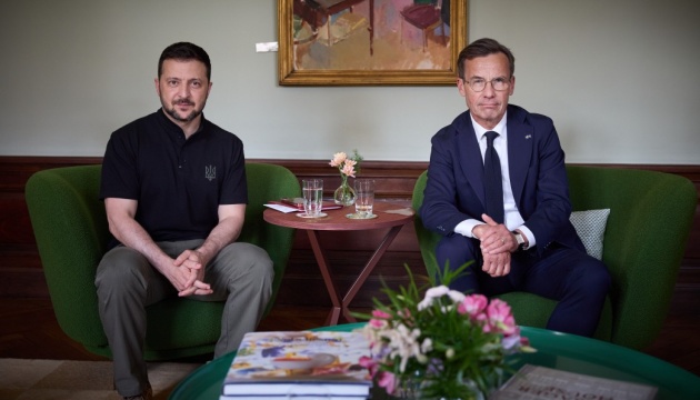 Зеленський і прем’єр Швеції обговорили розвиток співпраці в оборонній сфері