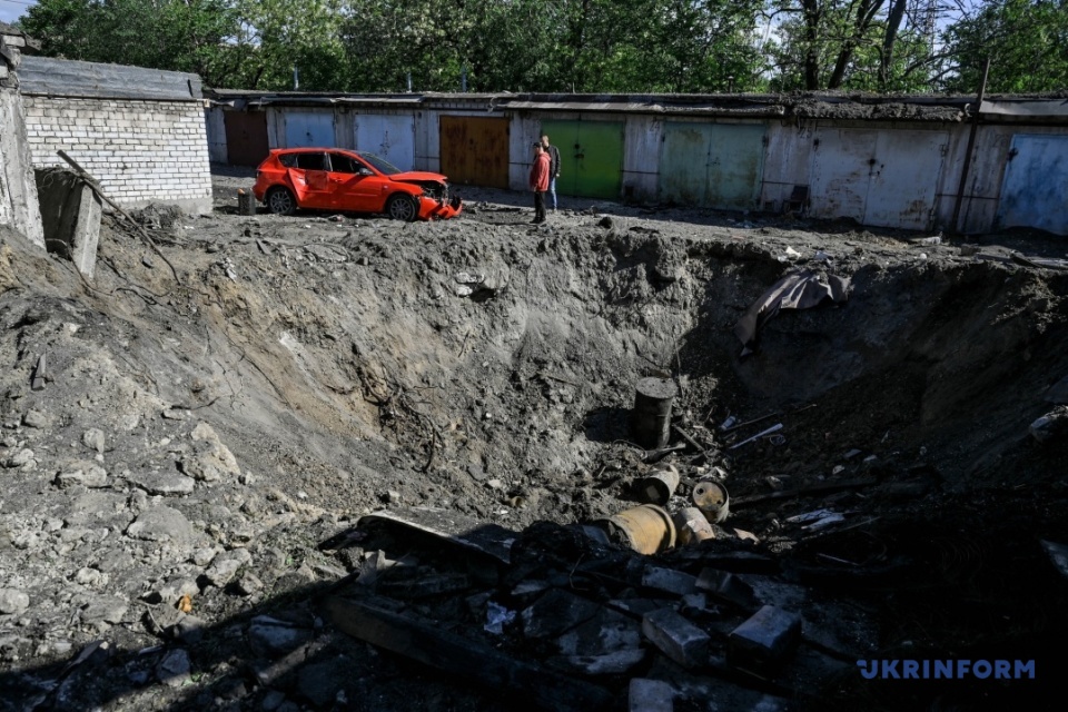 Consequences of shelling of Zaporizhzhia / Photo: Dmytro Smolienko/Ukrinform