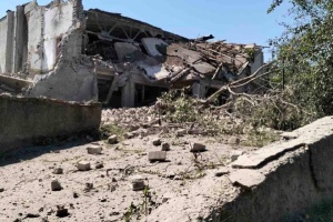 На Херсонщині через ракетний удар РФ зруйнований будинок культури