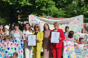На Львівщині встановили світовий рекорд, який об’єднав дітей з п’яти континентів