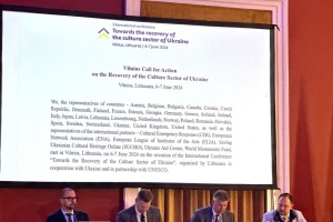 У Вільнюсі понад 30 країн приєднались до плану відновлення культурного сектору України