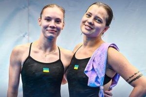 Ukrainian women duo become European synchronized diving champions