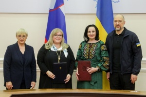 Ukraine, Slovenia sign memorandum to protect refugee children