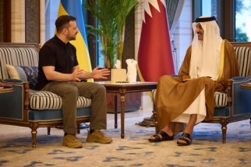 Selenskyj trifft Emir von Katar