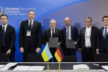 Wiederherstellung ukrainischer Energie: Auf Konferenz in Berlin 12 Abkommen unterzeichnet