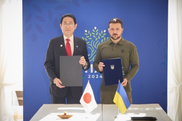 L'Ukraine signe un accord de sécurité avec le Japon