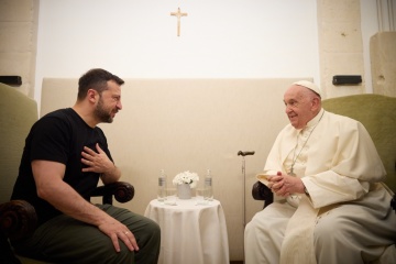 Zełenski spotkał się z papieżem


