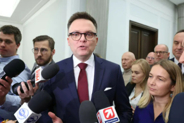Marszałek Sejmu Polski przybył na Ukrainę z oficjalną wizytą