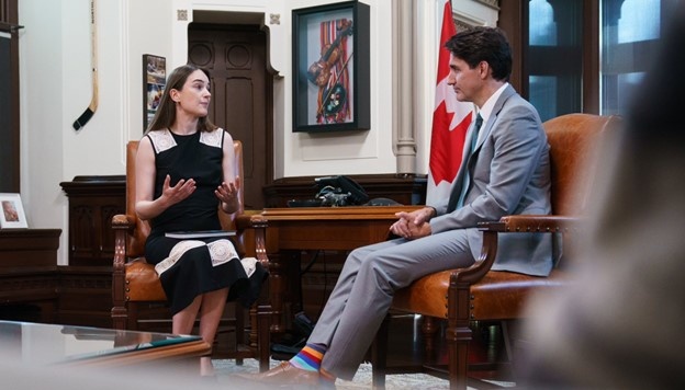 Trudeau meets with Ukraine’s Nobel prize laureate Matviichuk