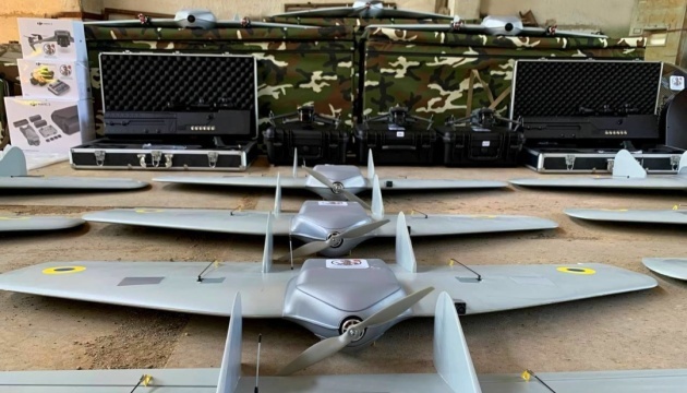 Zaporizhzhia regional military administration hands over drones, EW, vehicles to military