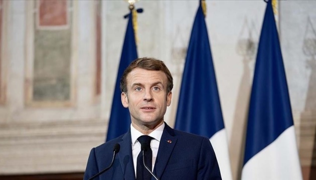 Macron thanks Ukrainians in his speech on D-Day in Normandy